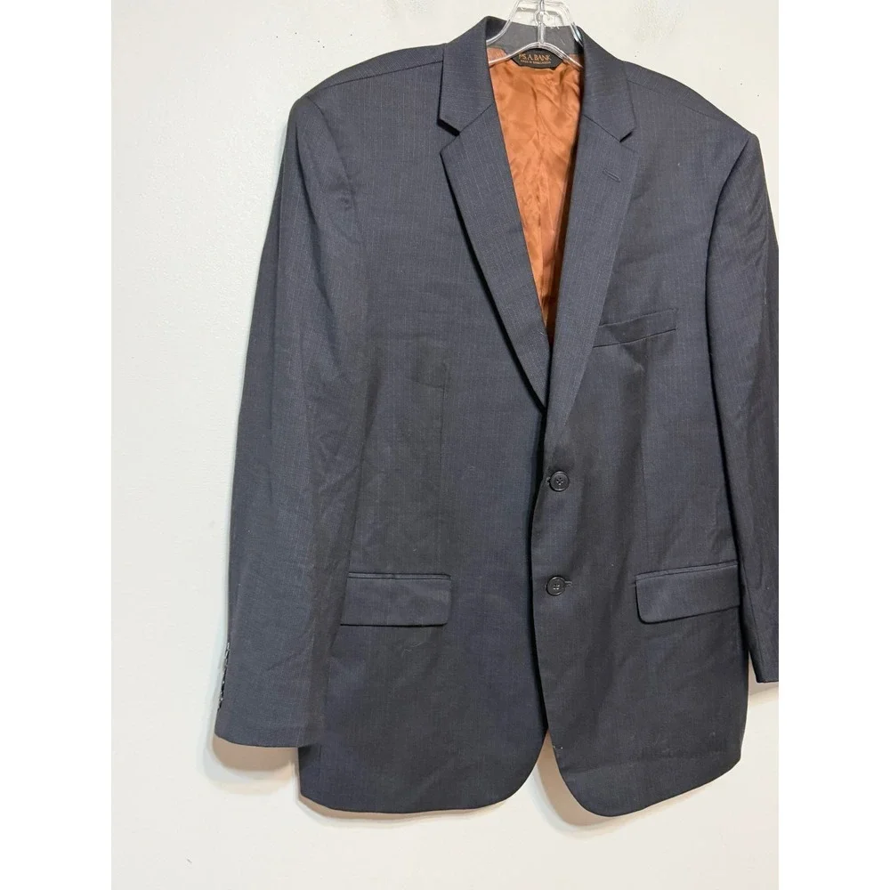 Jos. A. Bank Old Money Wool Blazer Men Size 42S Dark Academia Quiet Luxury